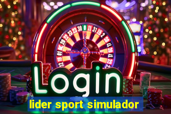 lider sport simulador